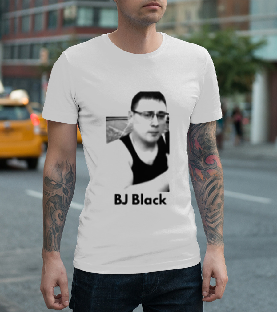 BJ Black Monochrome Sunglasses T-Shirt