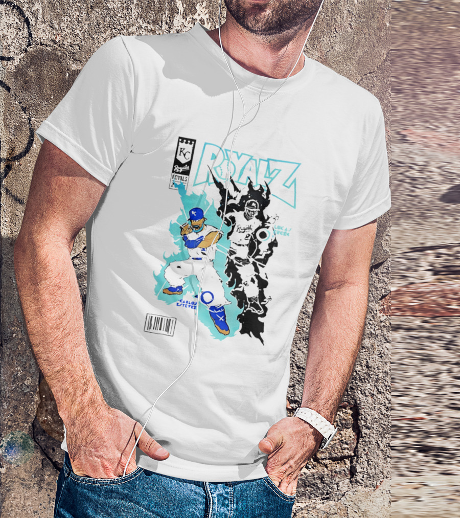 KC Royals Estévez Erceg Royalz Cartoon Baseball T-Shirt