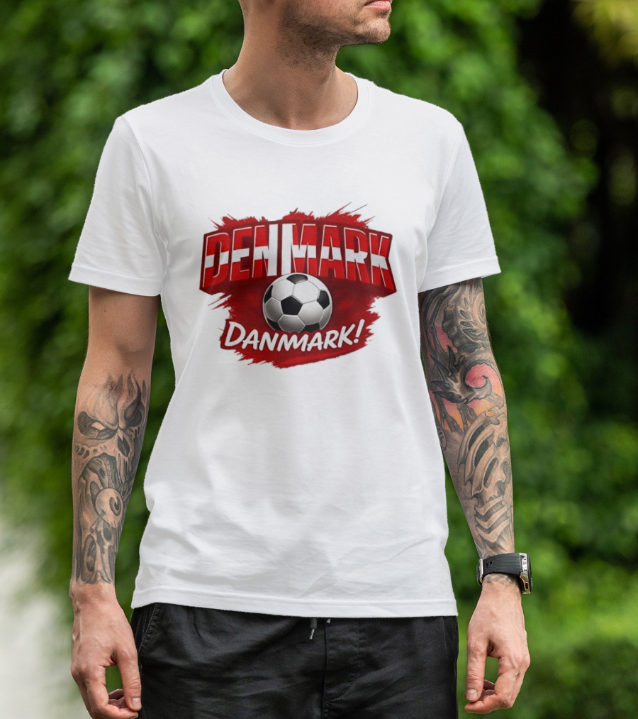 Denmark Danmark Soccer FIFA World Cup 2026 Football Team T-Shirt