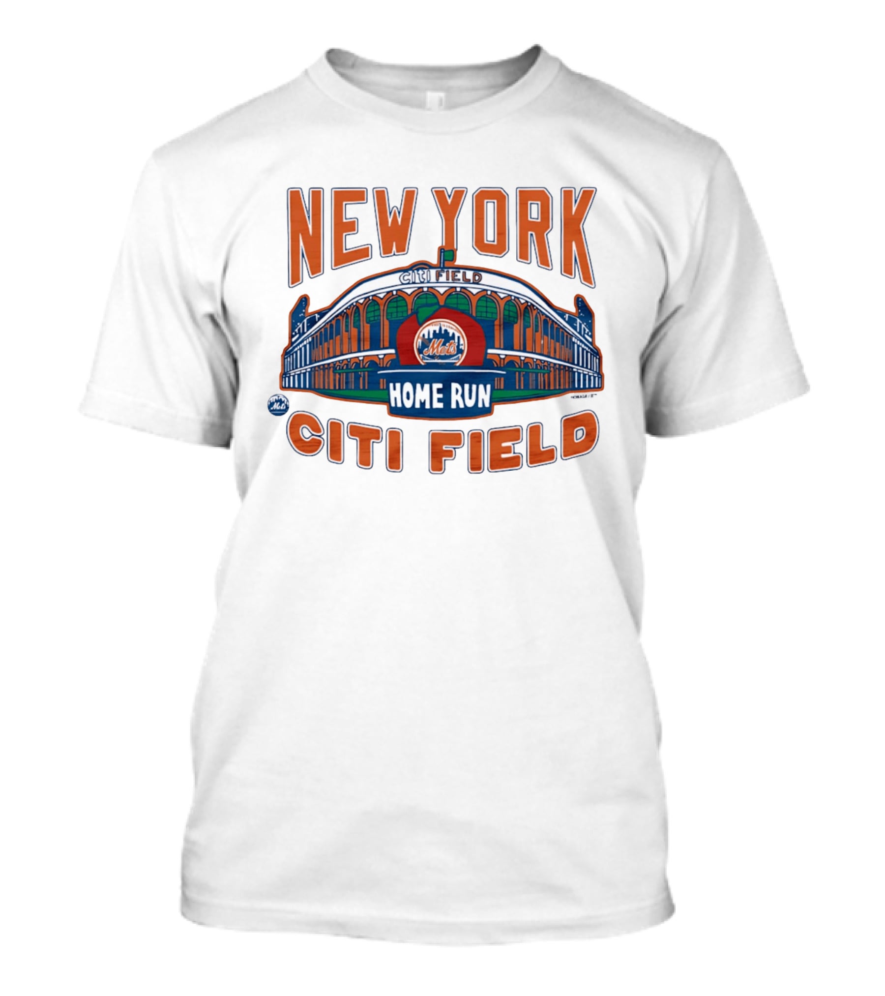 New York Mets Citi Field Home Run Mets Stadium T-Shirt