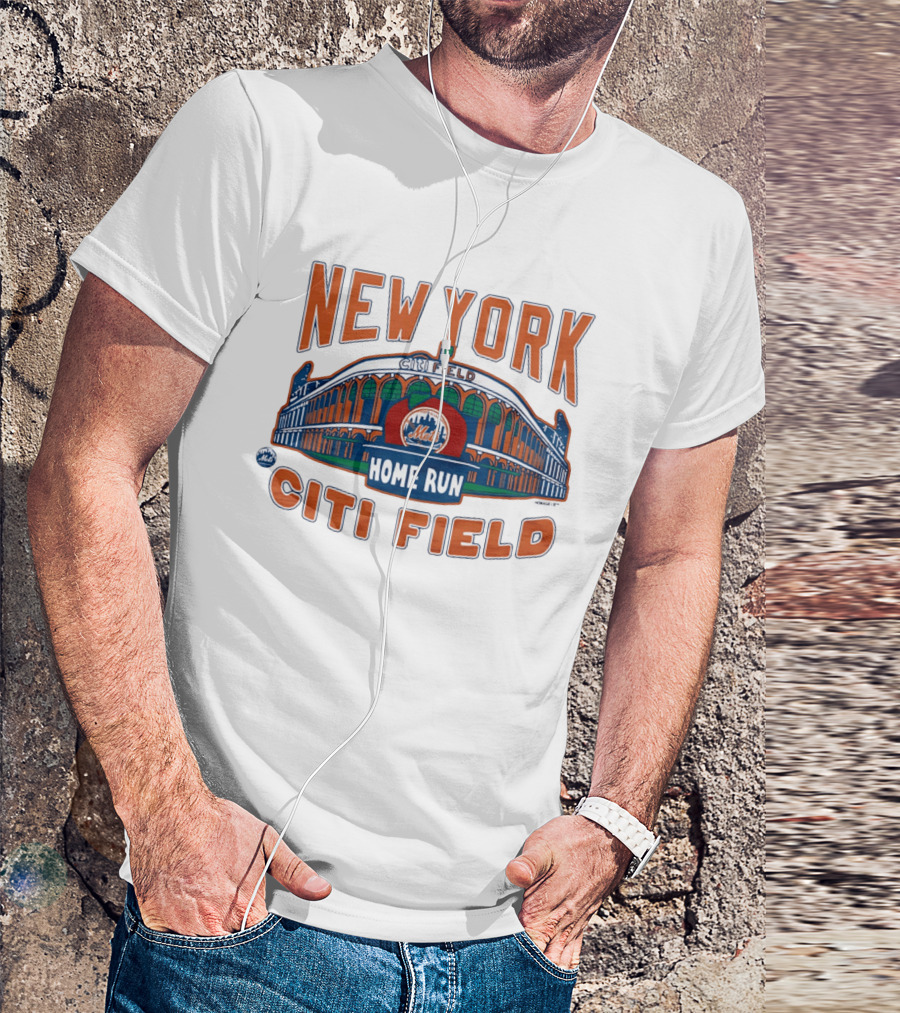 New York Mets Citi Field Home Run Mets Stadium T-Shirt