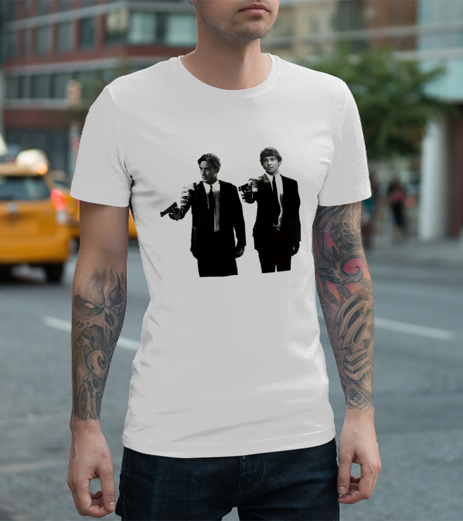 George Russell Kimi Antonelli Pulp Fiction Racing Showdown T-Shirt