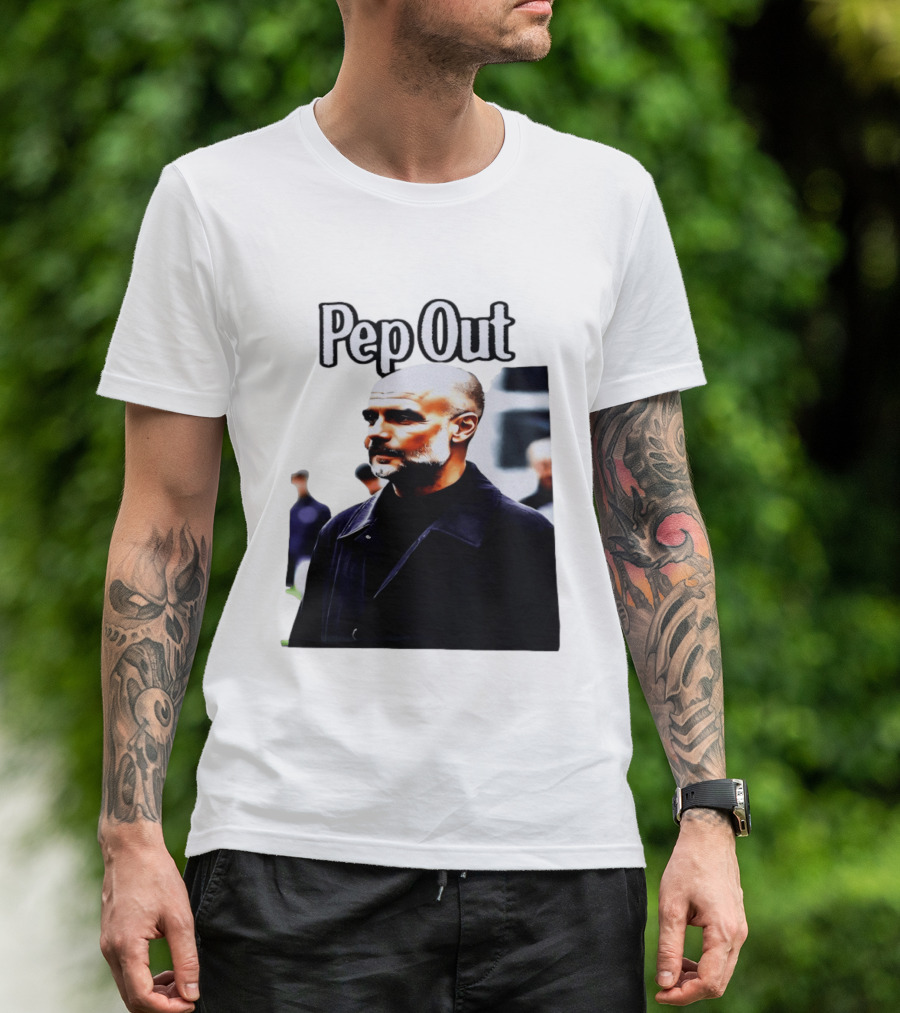 Pep Out Football Manager Critique T-Shirt
