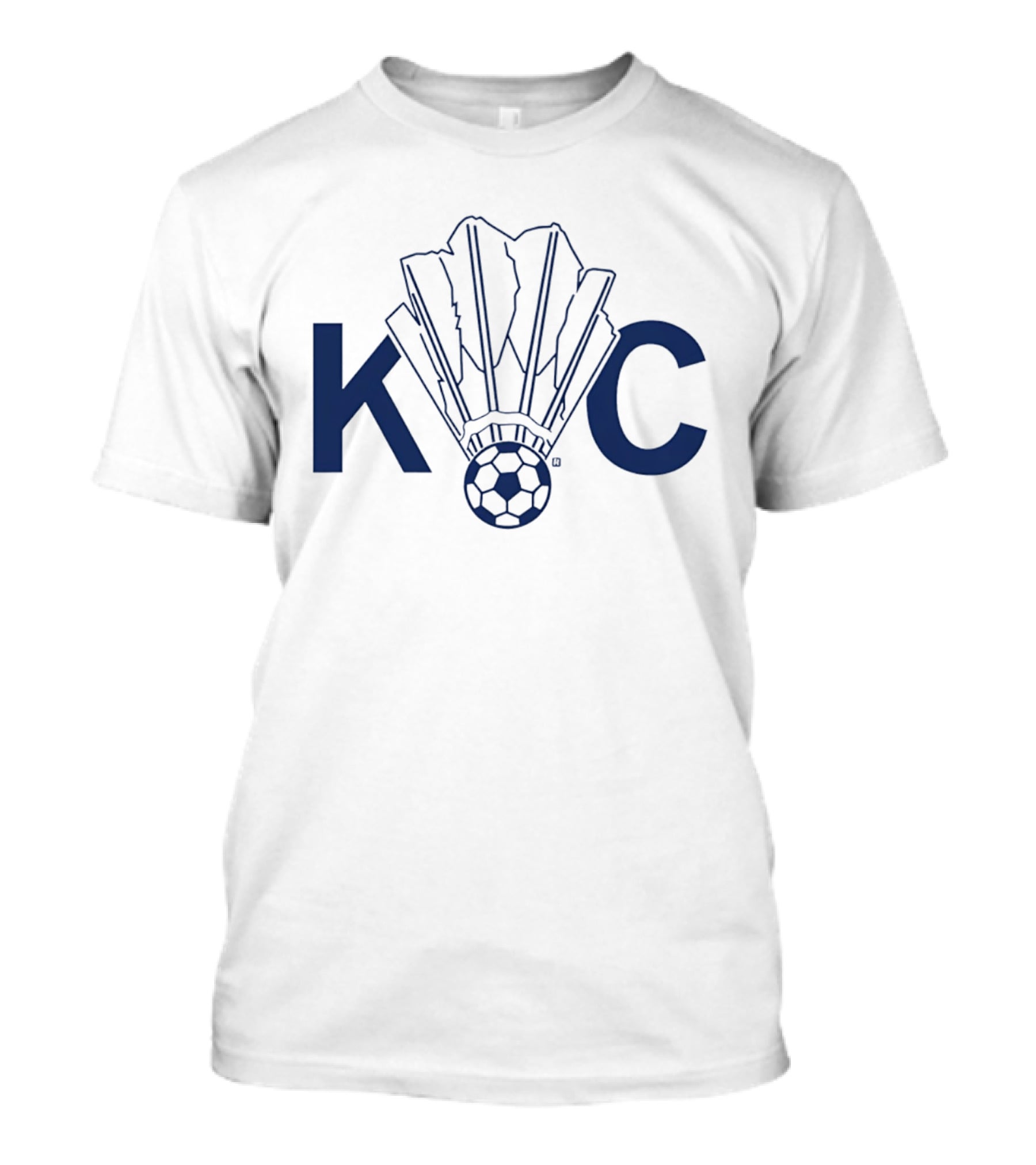 Kansas City KC Soccer Shuttlecock Combination T-Shirt