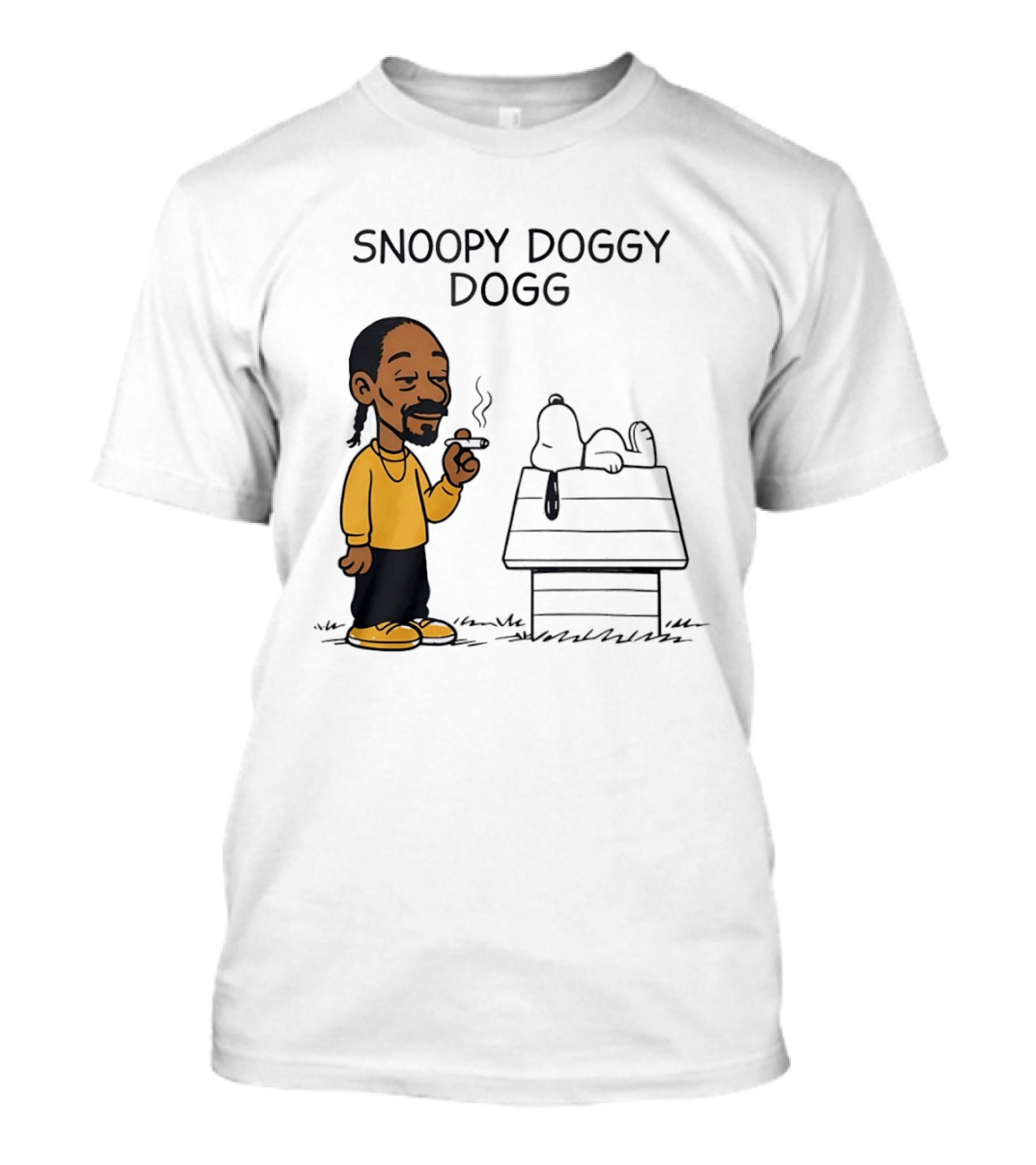 Snoopy Doggy Dogg Snoop Dogg And Snoopy Mashup T-Shirt