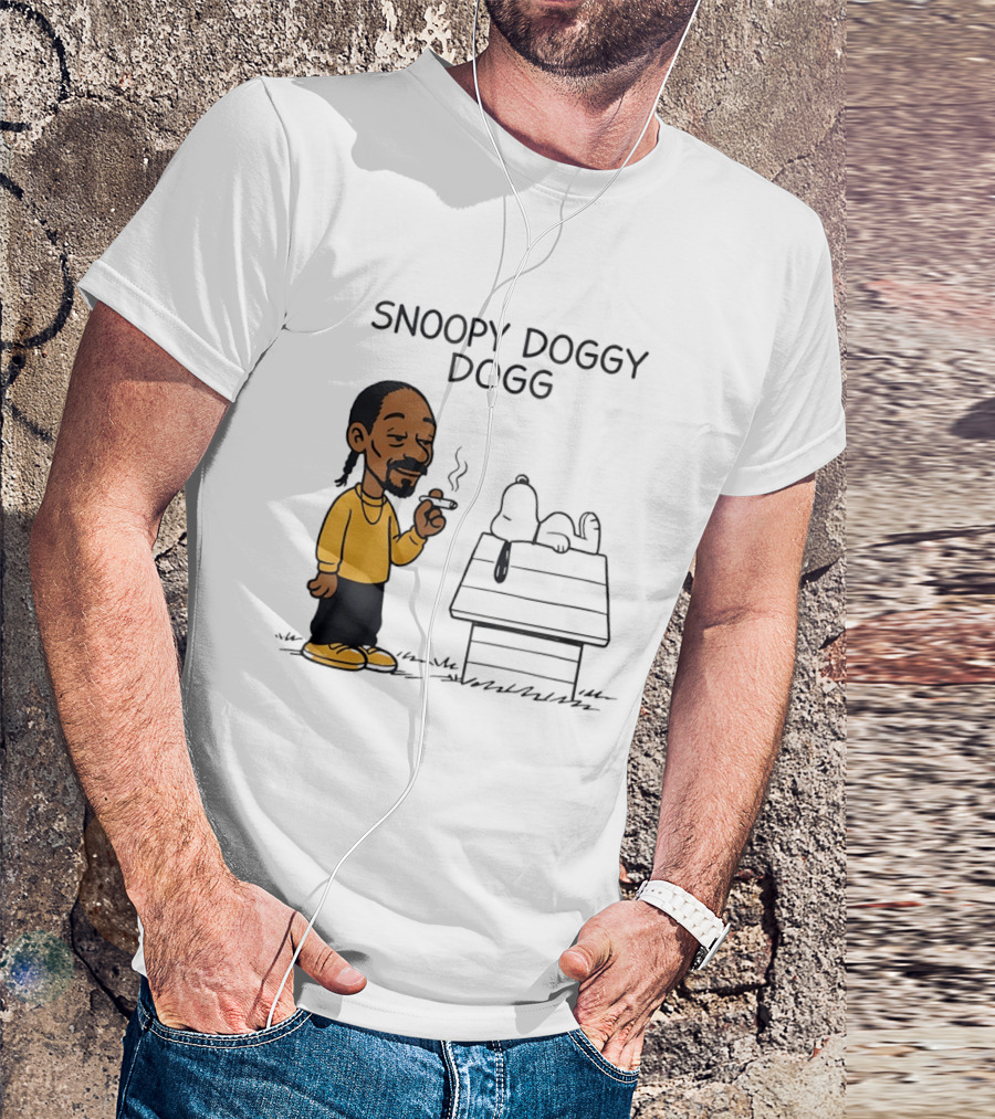 Snoopy Doggy Dogg Snoop Dogg And Snoopy Mashup T-Shirt