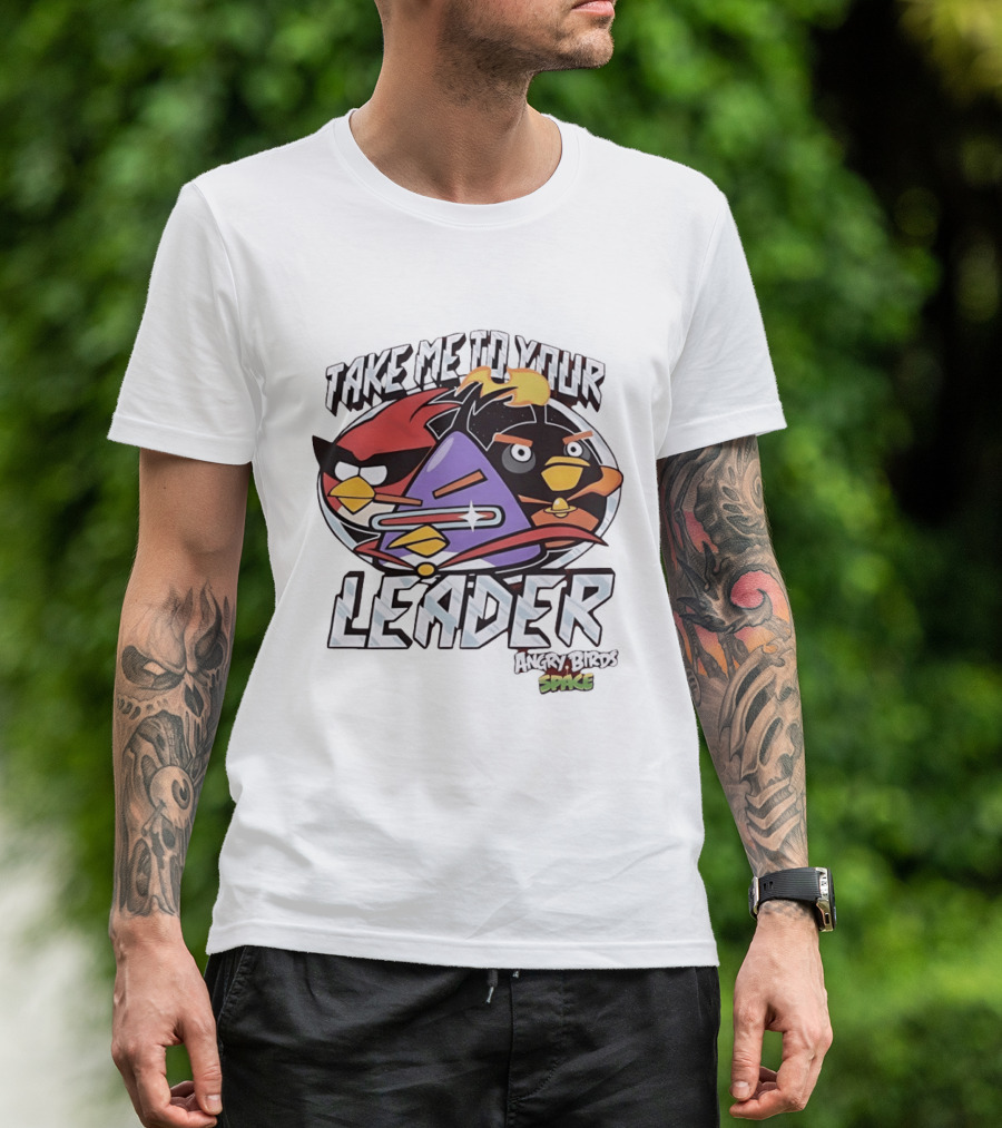 Angry Birds Space Take Me To Your Leader T-Shirt