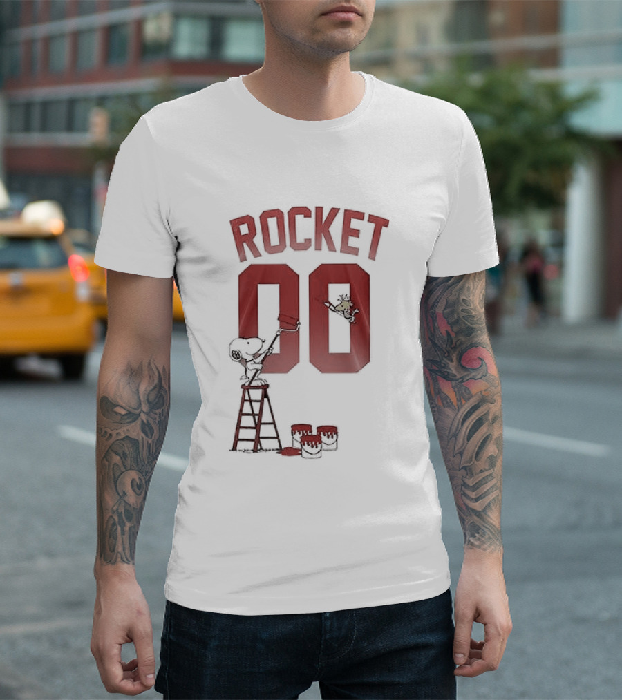Houston Rockets Snoopy Basketball Rocket 00 T-Shirt