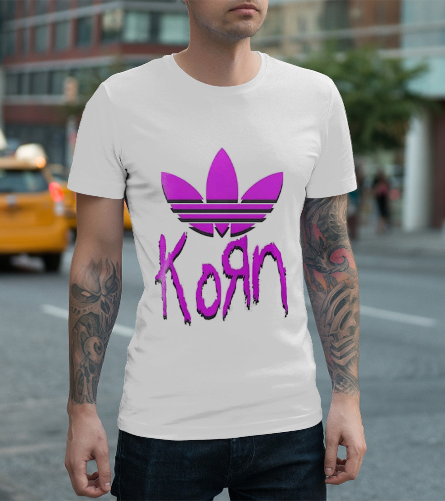 Korn Euro Tour 2026 Adidas Trefoil T-Shirt