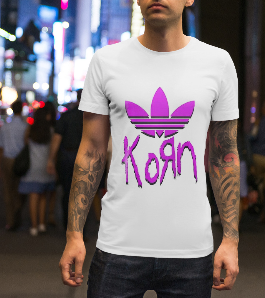 Korn Euro Tour 2026 Adidas Trefoil T-Shirt