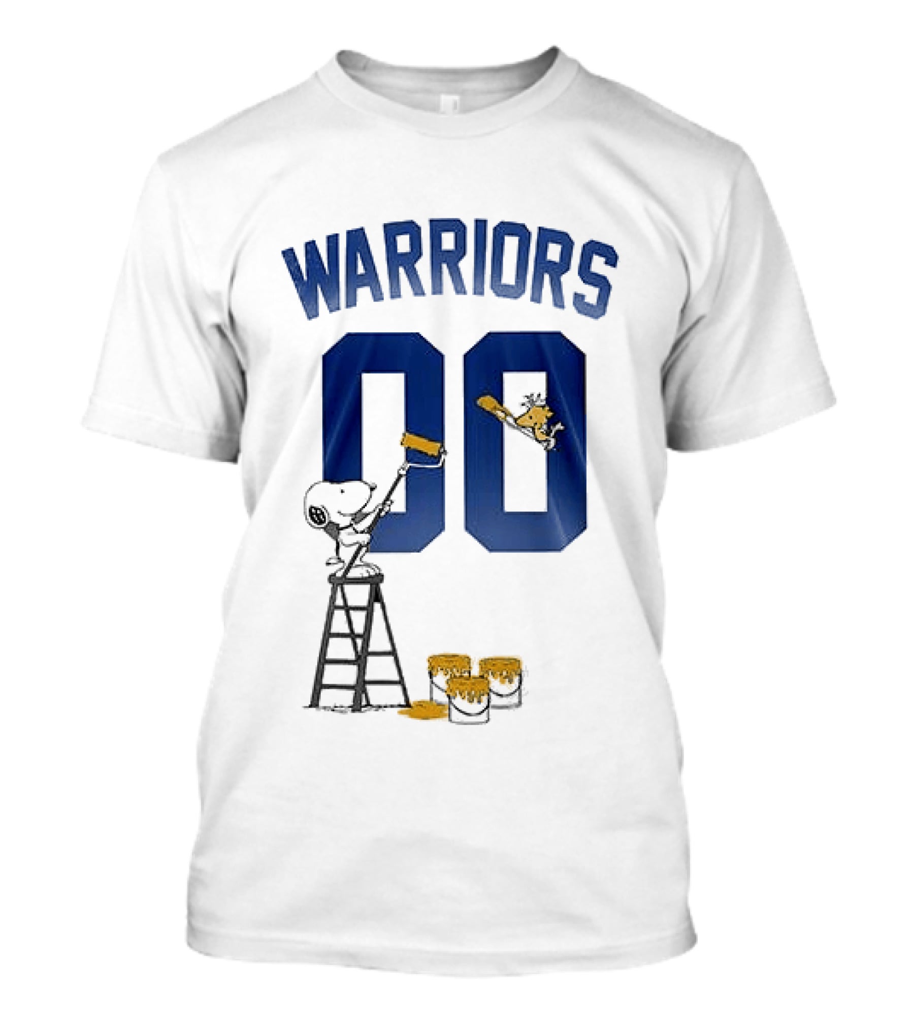 Warriors 00 Snoopy Shut Up And Dribble Collaboration With Woodstock T-Shirt
