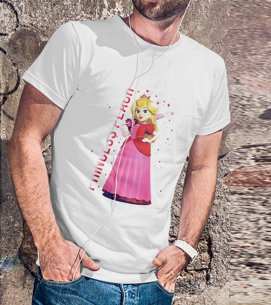 Princess Peach Animated Character Princess Peach The Movie T-Shirt