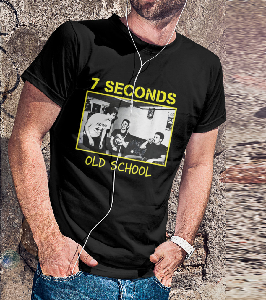 7 Seconds Old School Necros Punk Band Scene T-Shirt