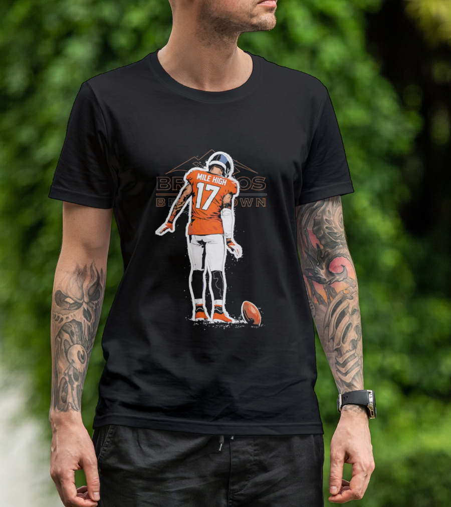 Denver Broncos Mile High Celebration Number 17 T-Shirt