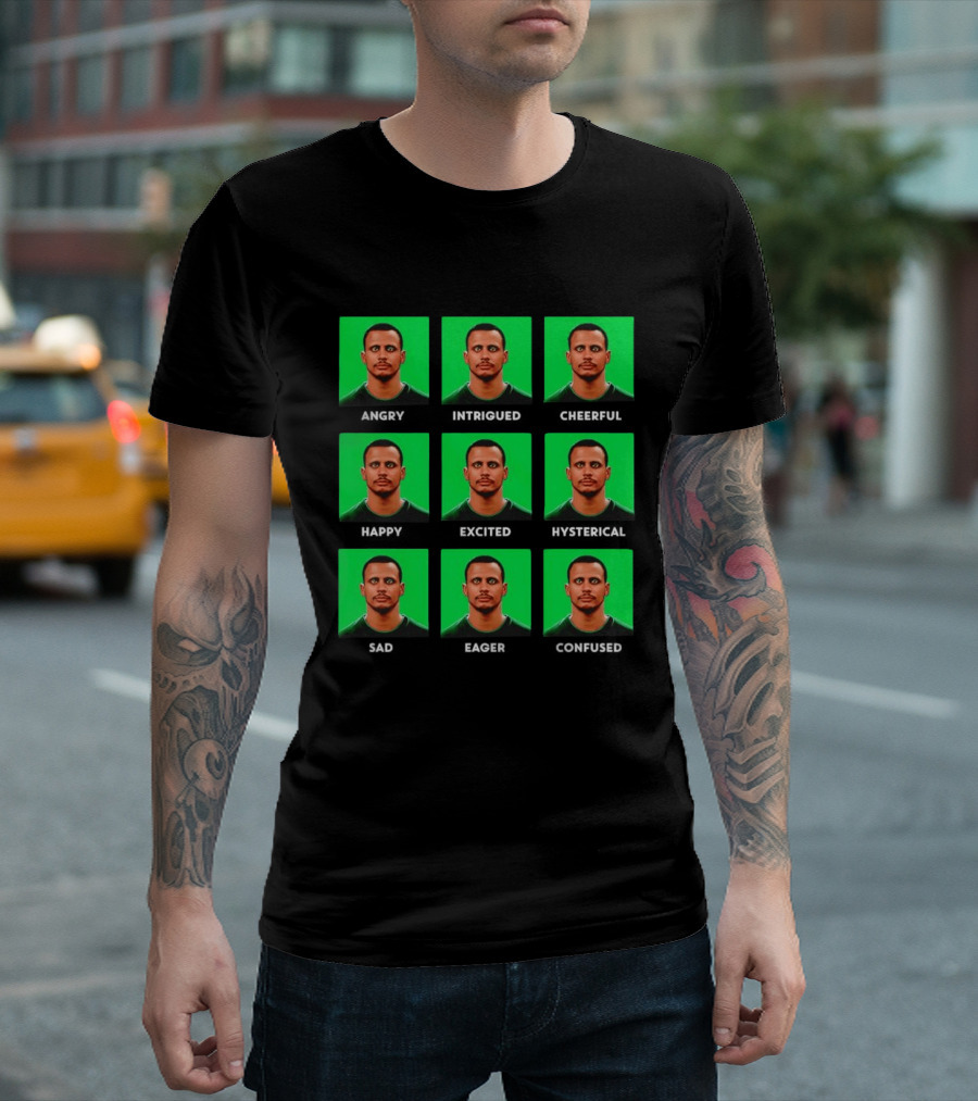 Faces Of Mazzulla Different Expressions T-Shirt