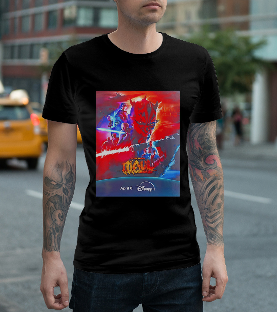 Star Wars Maul Shadow Lord Disney Plus April 6 2026 T-Shirt