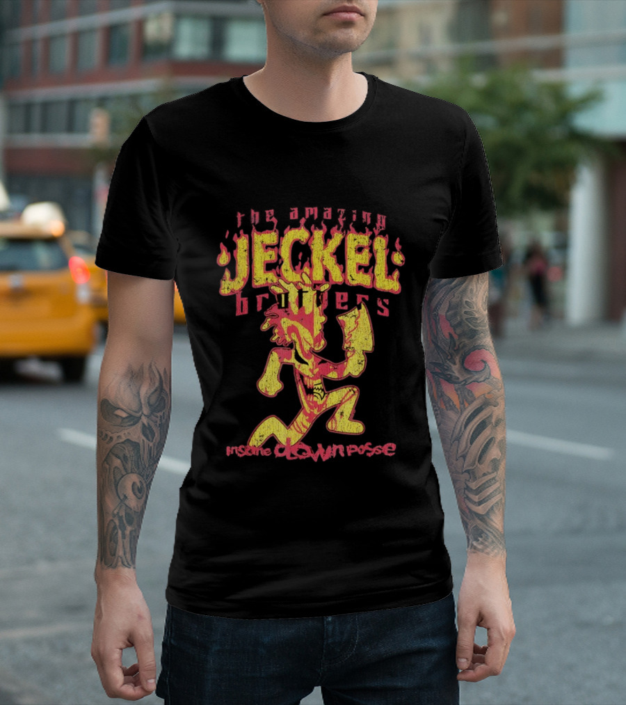 Icp The Amazing Jeckel Brothers Hatchet Man Hip Hop Insane Clown Posse T-Shirt