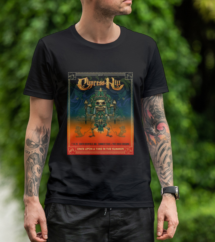 Cypress Hill XXXV Once Upon A Time In The Summer South Deerfield MA Tree House Brewing July 14 2026 T-Shirt