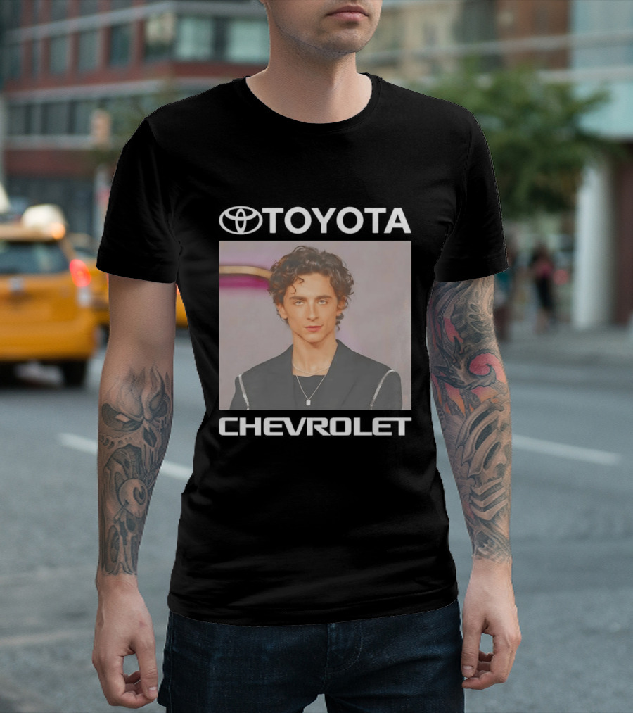 Timothée Chalamet Toyota Chevrolet Collaboration T-Shirt