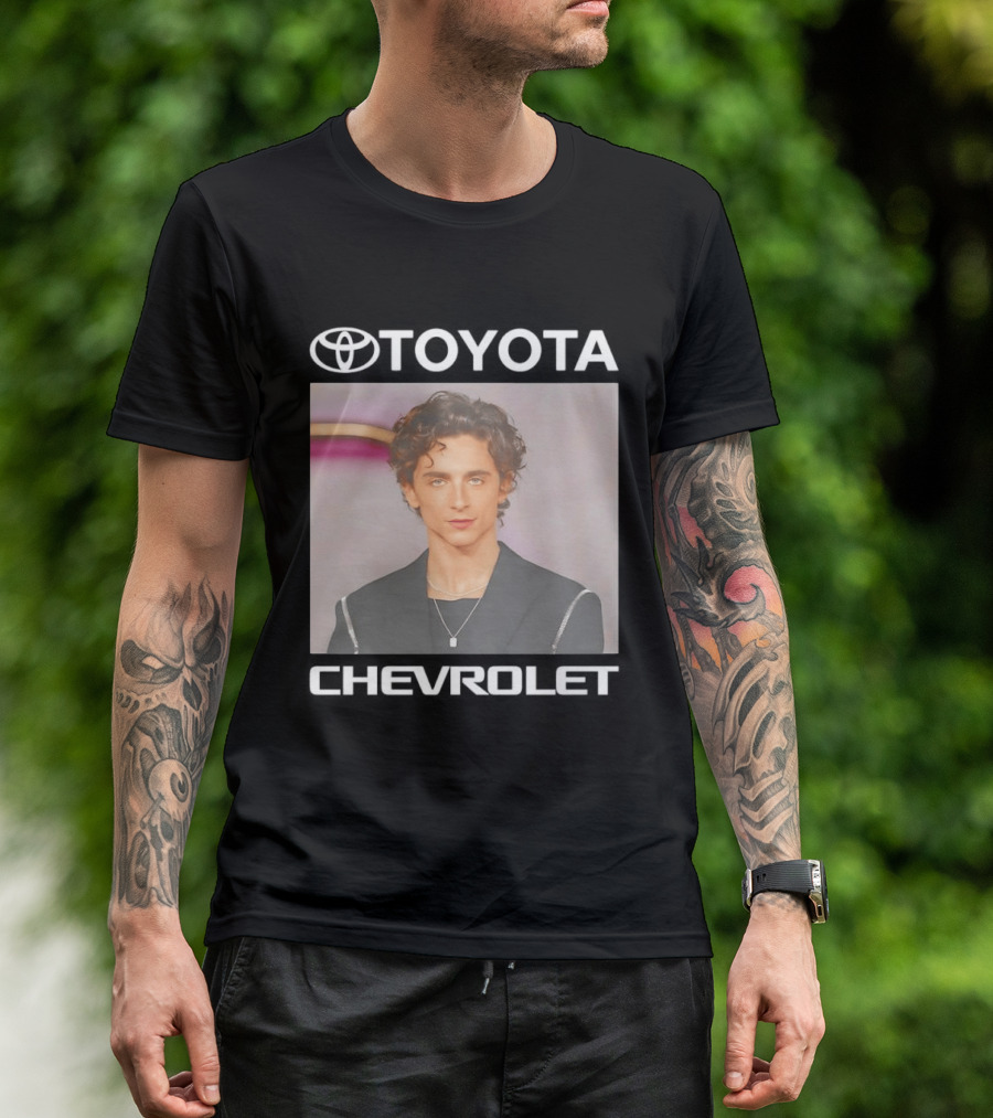 Timothée Chalamet Toyota Chevrolet Collaboration T-Shirt