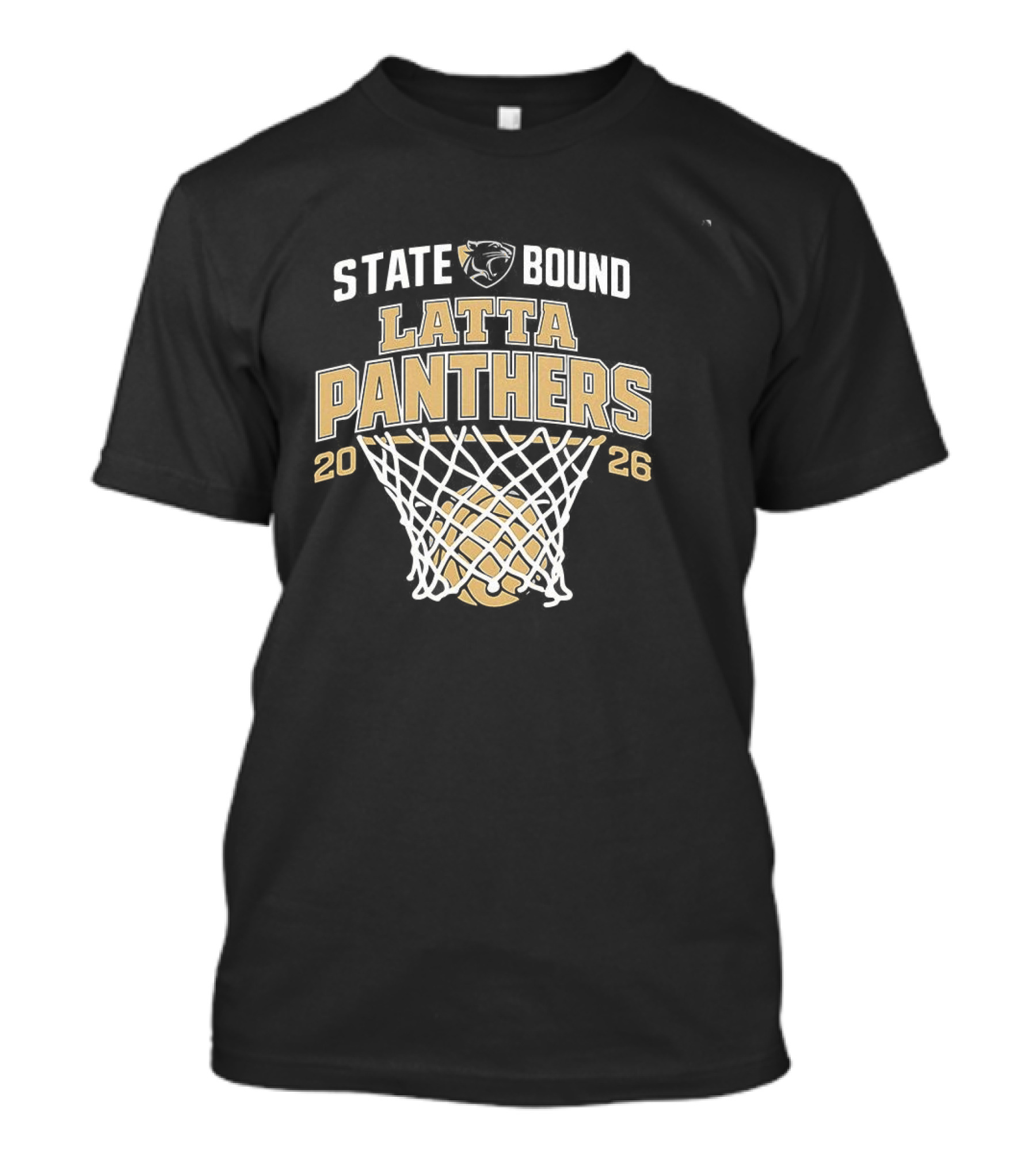 Latta Panthers State Bound Basketball 2026 T-Shirt