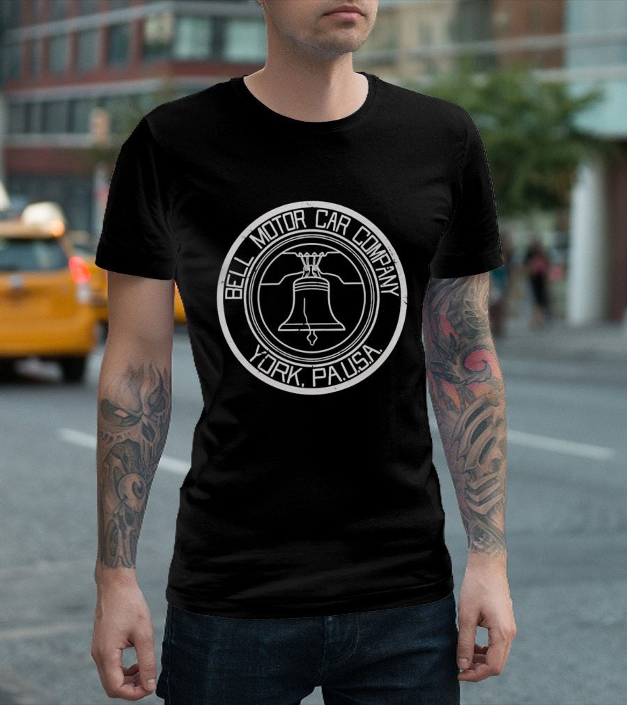 Bell Motor Car Company York PA USA Historic Logo And Bell T-Shirt