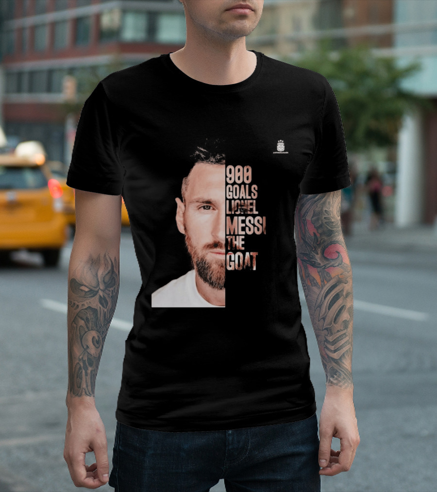Lionel Messi The GOAT 900 Goals T-Shirt