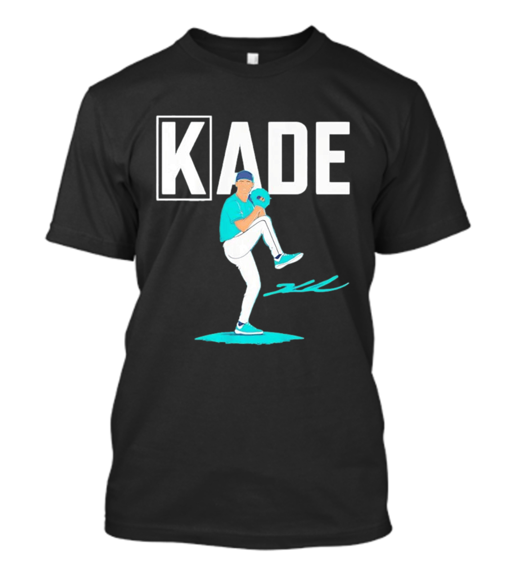 Kade Anderson Seattle Mariners MLB Pitcher K T-Shirt