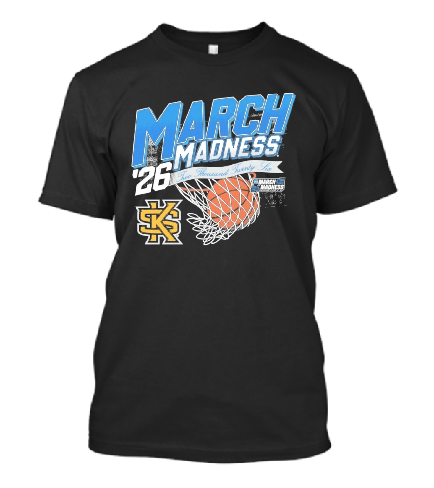 Kennesaw State Owls March Madness 2026 Two Thousand Twenty Six Basketball Net T-Shirt