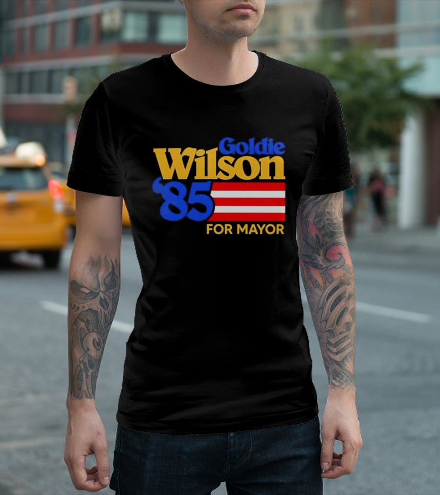 Goldie Wilson '85 For Mayor Back To The Future T-Shirt