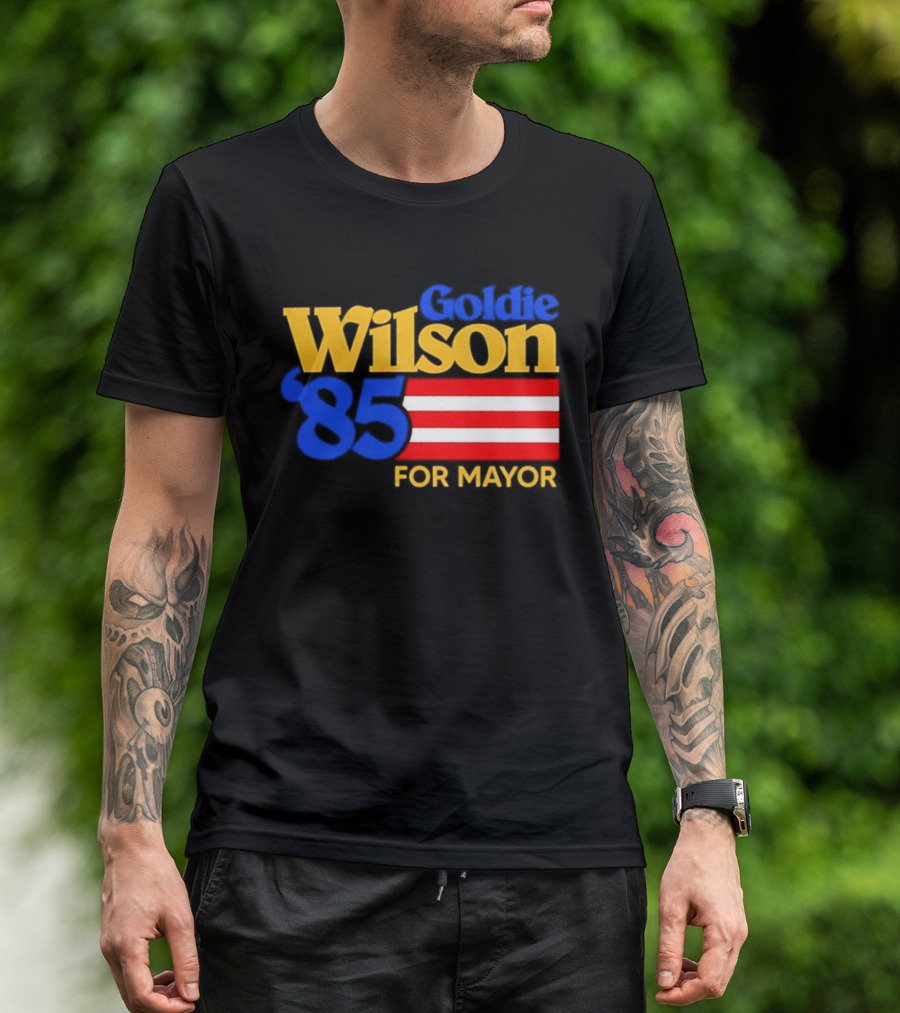 Goldie Wilson '85 For Mayor Back To The Future T-Shirt