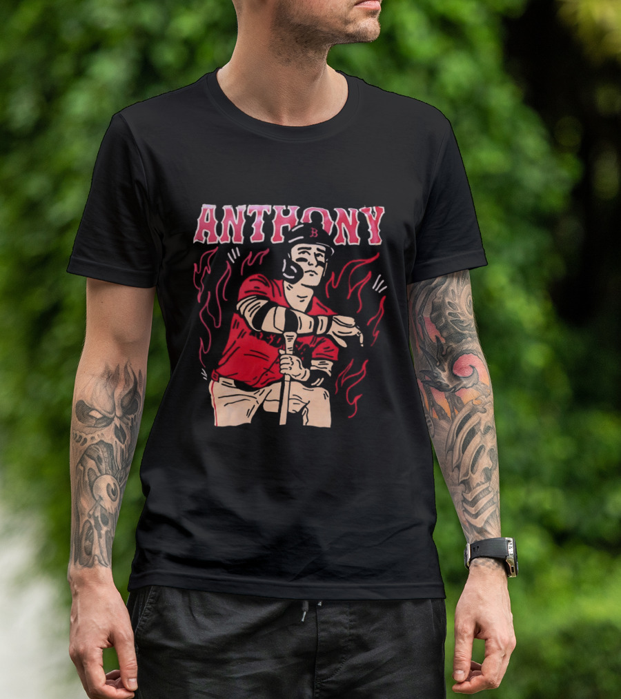 Anthony Red Sox Baseball Roman Anthony T-Shirt