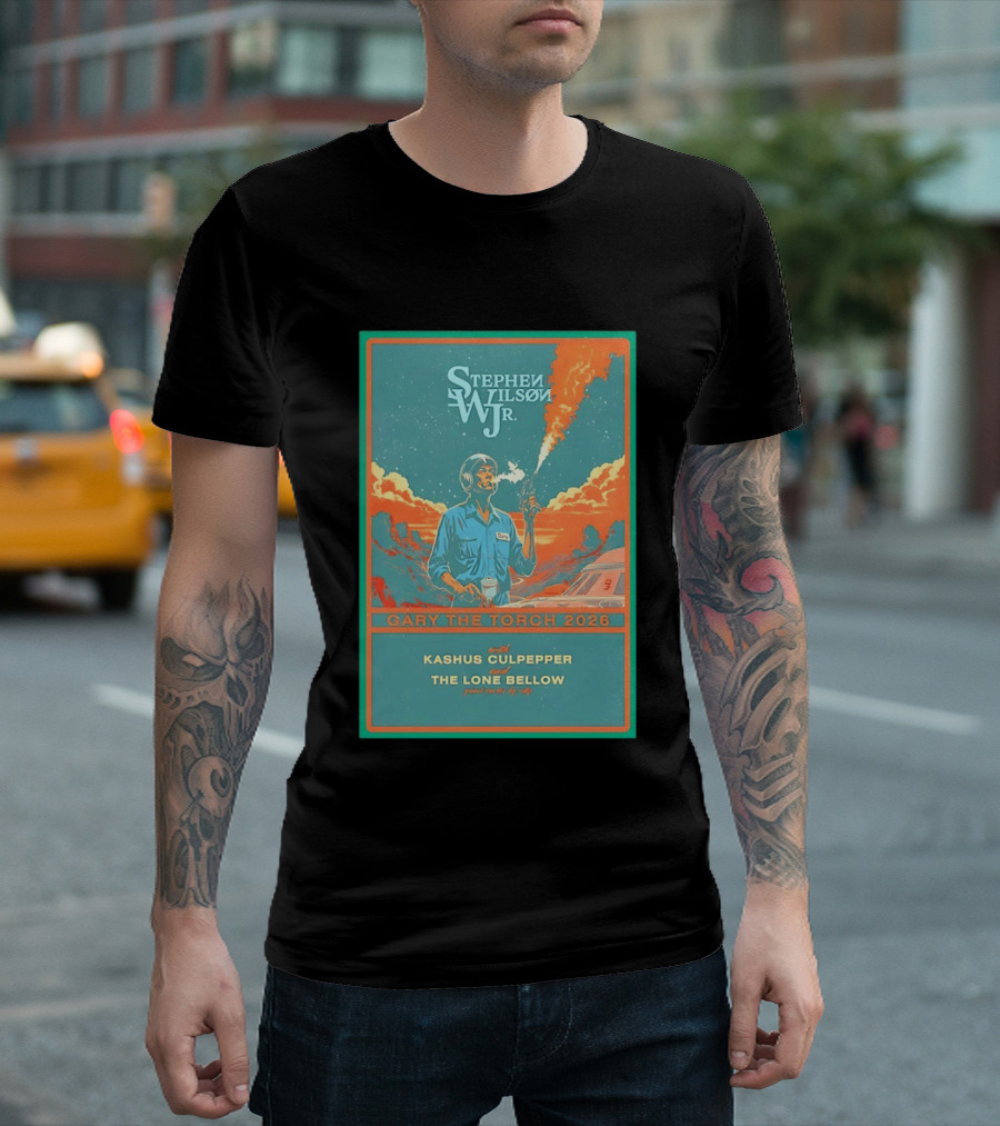 Stephen Wilson JR. Gary The Torch 2026 Tour Kashus Culpepper The Lone Bellow T-Shirt