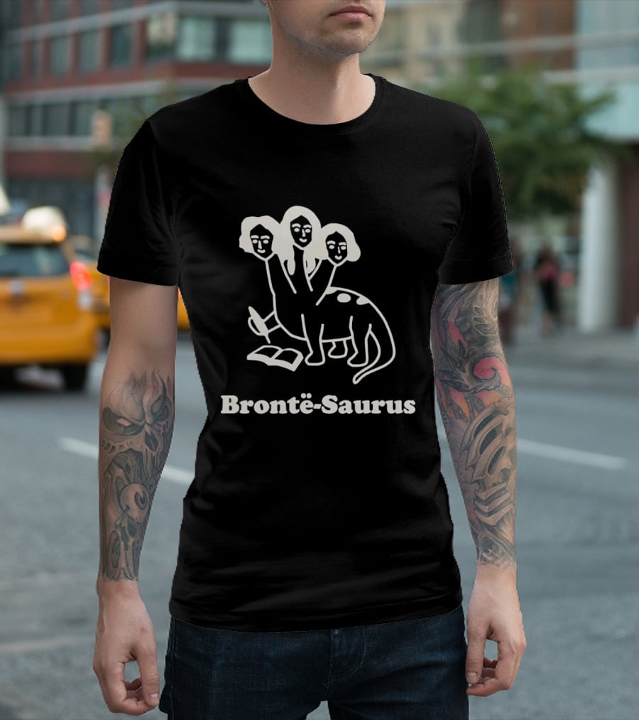 Brontë Saurus Literary Dinosaur Illustration Solar Opposites T-Shirt
