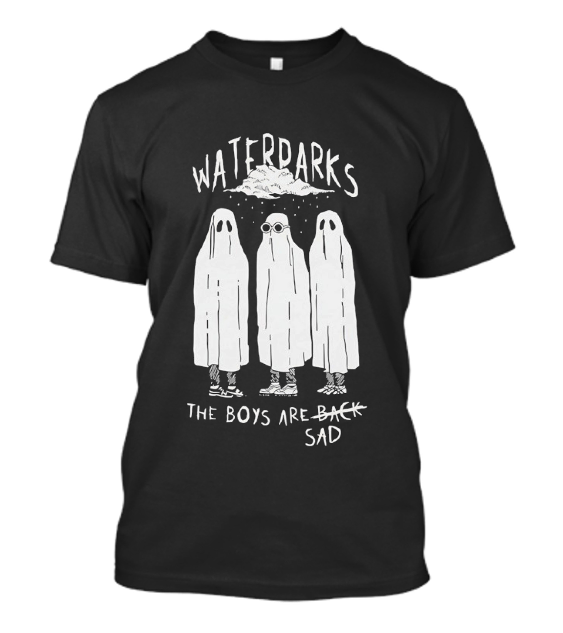 Waterparks The Boys Are Back Sad Ghosts T-Shirt