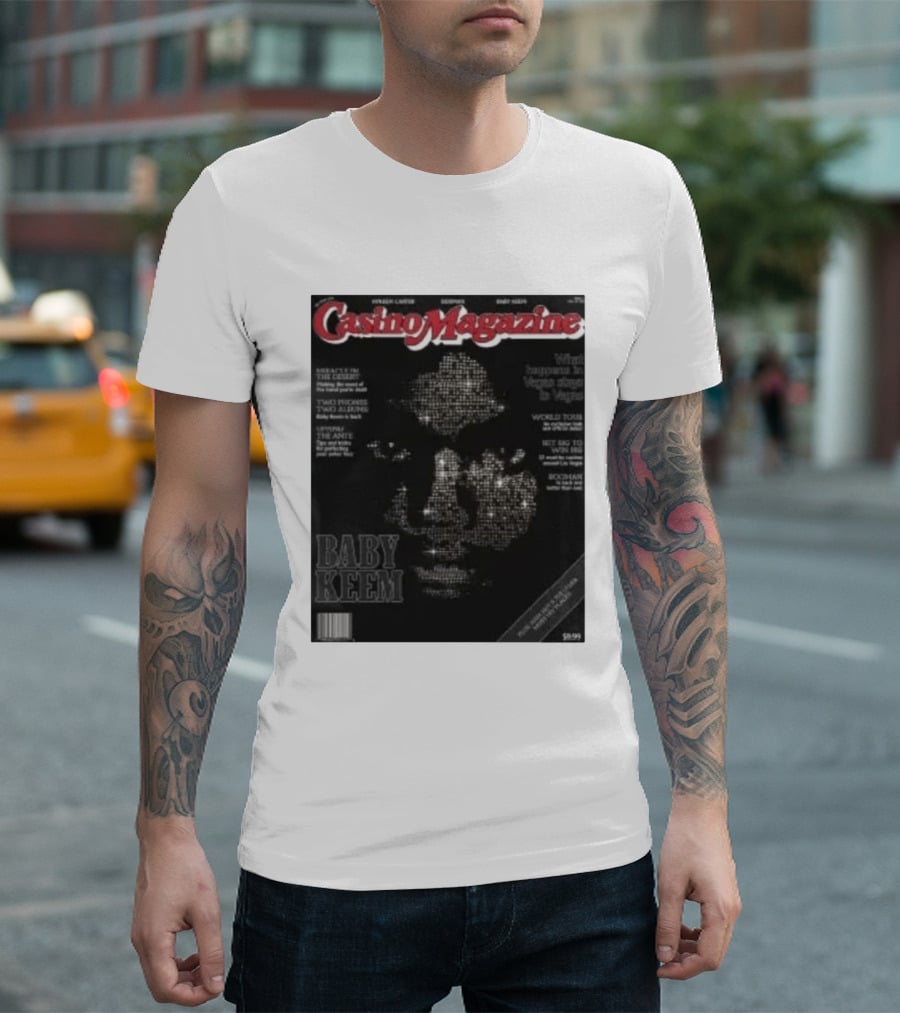 Casino Magazine Baby Keem World Tour Las Vegas Exclusive T-Shirt