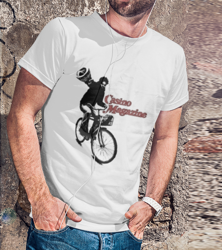 Baby Keem Limited Edition Casino Magazine Cyclist T-Shirt