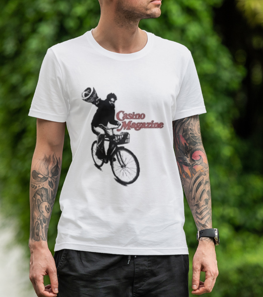 Baby Keem Limited Edition Casino Magazine Cyclist T-Shirt