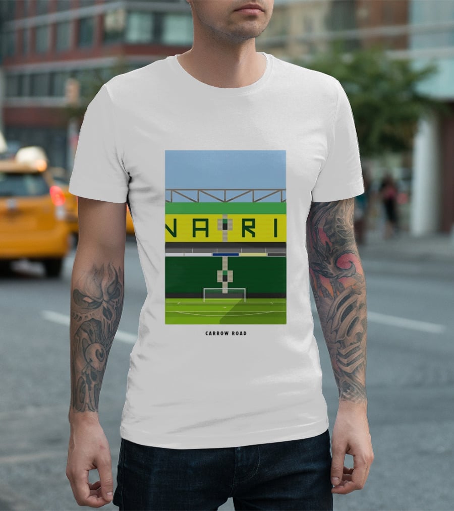 The Canaries Carrow Road Stadium Iconic Architecture T-Shirt