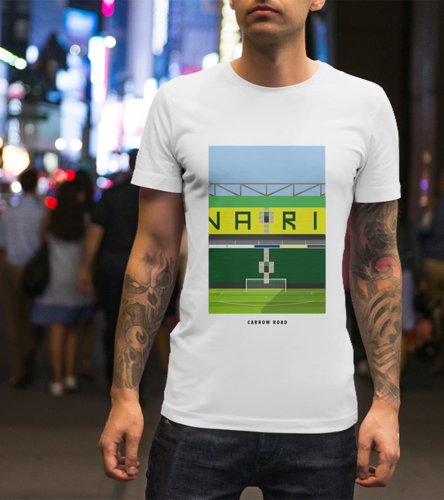 The Canaries Carrow Road Stadium Iconic Architecture T-Shirt