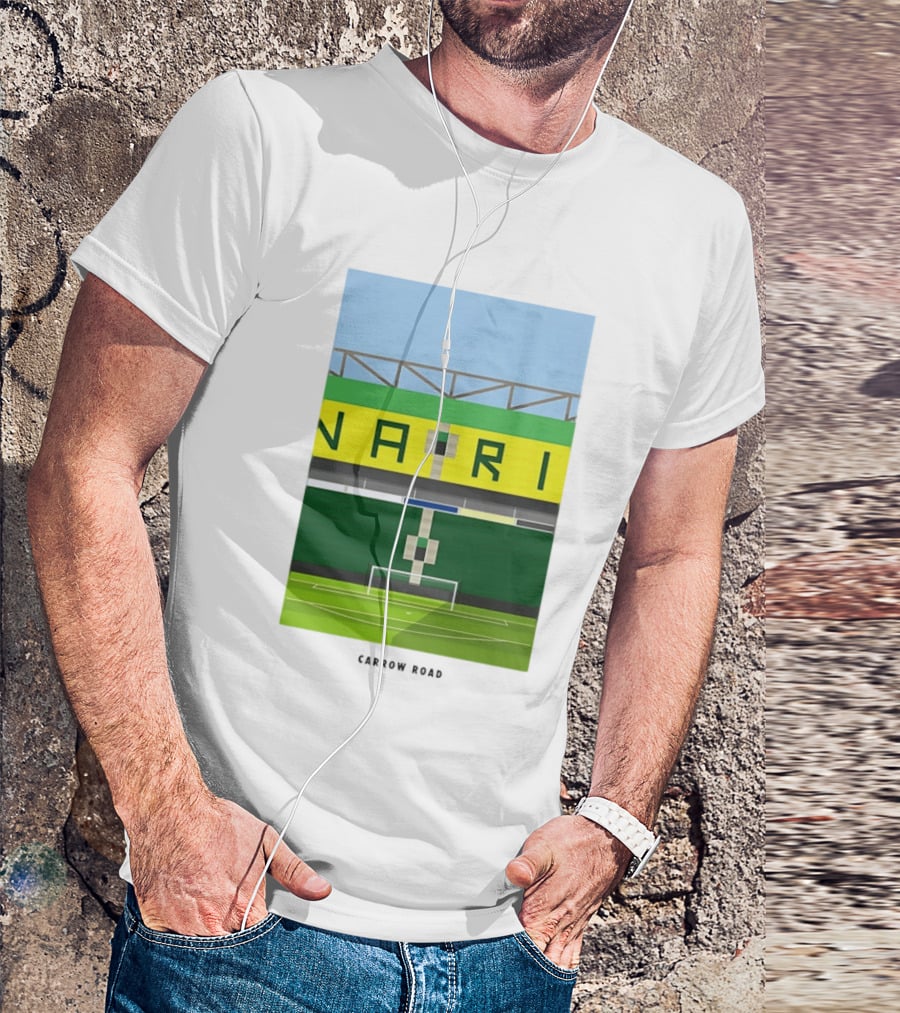 The Canaries Carrow Road Stadium Iconic Architecture T-Shirt