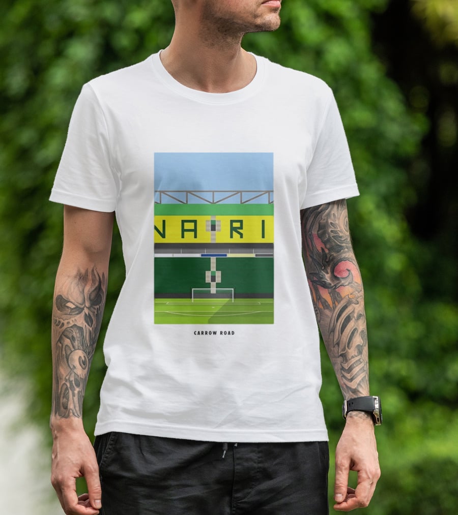The Canaries Carrow Road Stadium Iconic Architecture T-Shirt