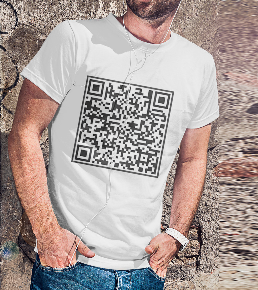 Hiden Message QR Code Political T-Shirt