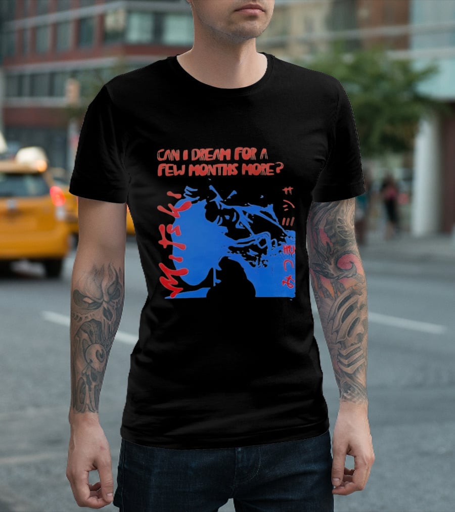 Can I Dream For Few Months More Unique Abstract Peaceful Face Blue And Red T-Shirt