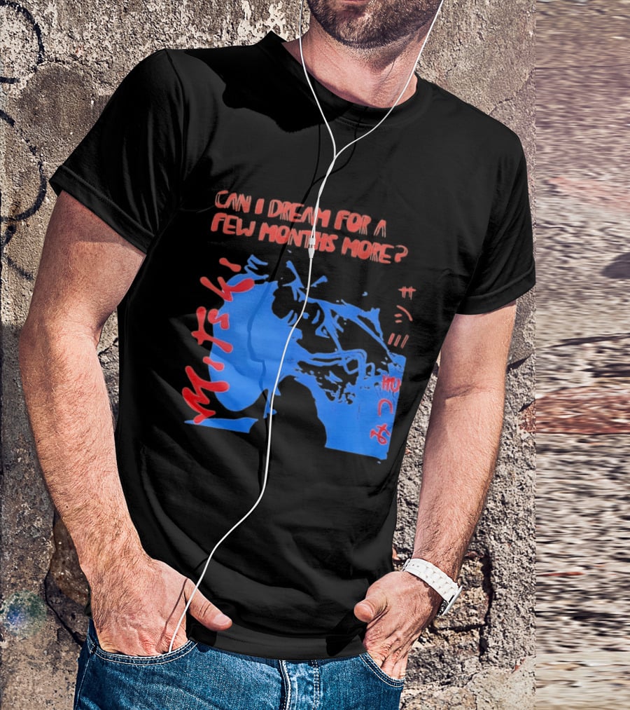Can I Dream For Few Months More Unique Abstract Peaceful Face Blue And Red T-Shirt