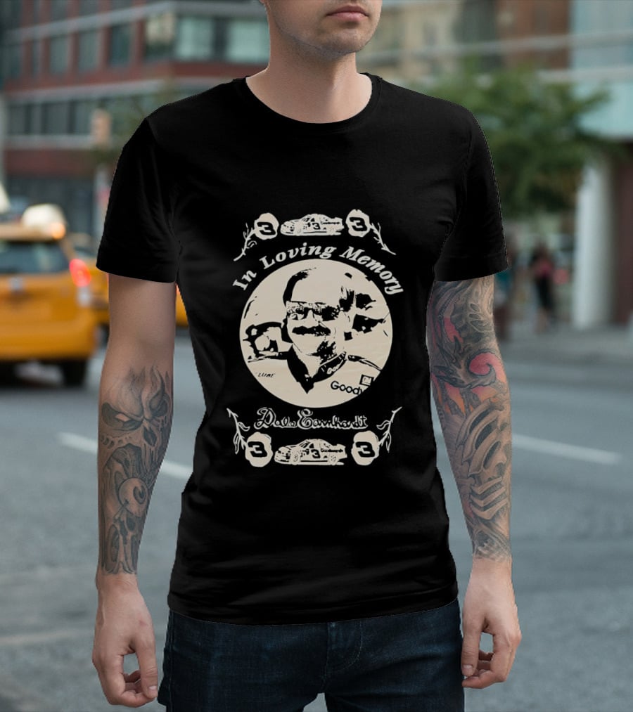 In Loving Memory Dale Earnhardt Goodwrench Number 3 Racing T-Shirt