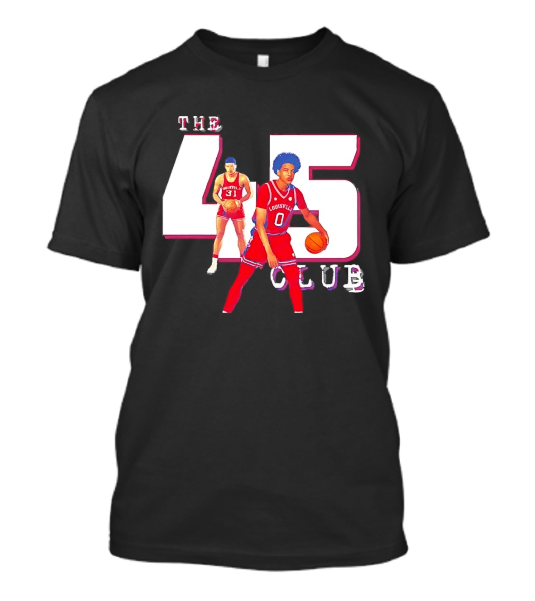 The 45 Club Louisville Cardinals Basketball Mikel Brown 31 And 0 T-Shirt