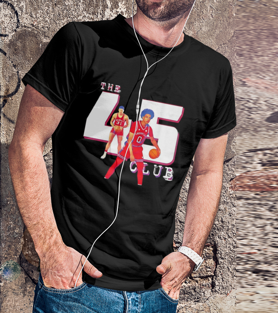 The 45 Club Louisville Cardinals Basketball Mikel Brown 31 And 0 T-Shirt