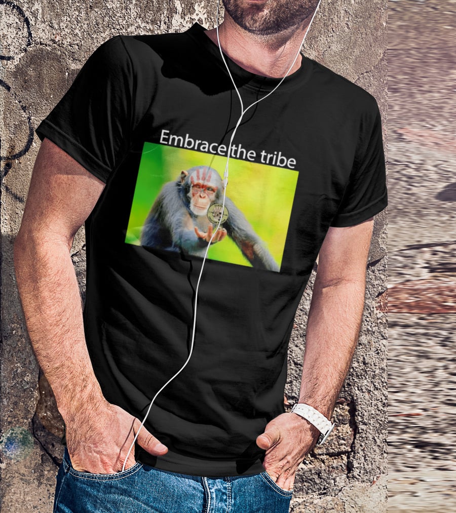 Scalper Choctaw Nation Monkey Embrace The Tribe Handprint T-Shirt