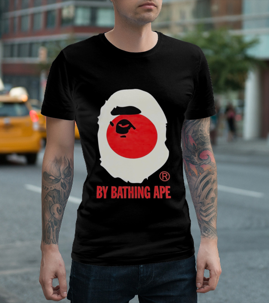 By Bathing Ape Japan Flag T-Shirt
